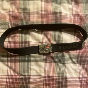 Tony Hawk Black Web Box Buckle Belt Men's Size 28